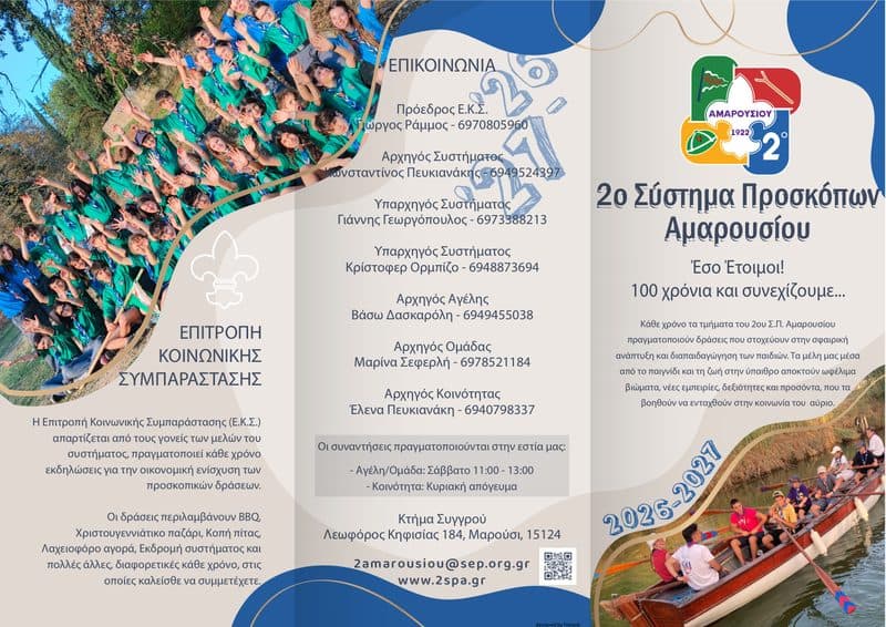 Πρώτη σελίδα της παρουσίασης του Συστήματος
